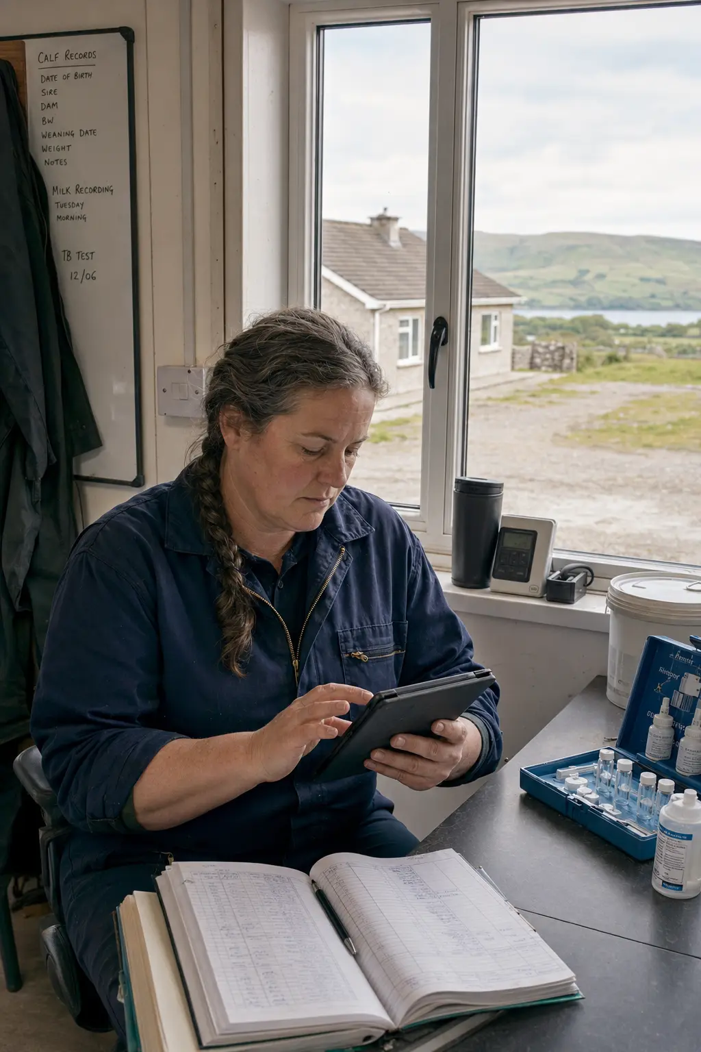 A Killeshandra business owner reviewing their website