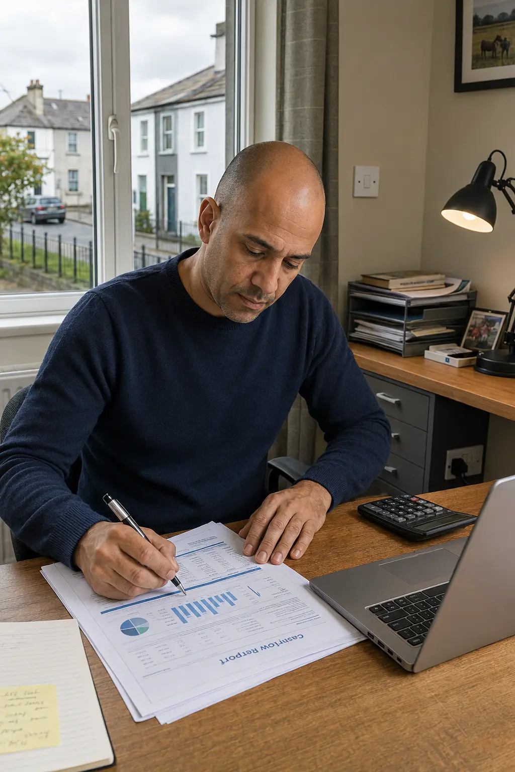 A Celbridge business owner reviewing their website
