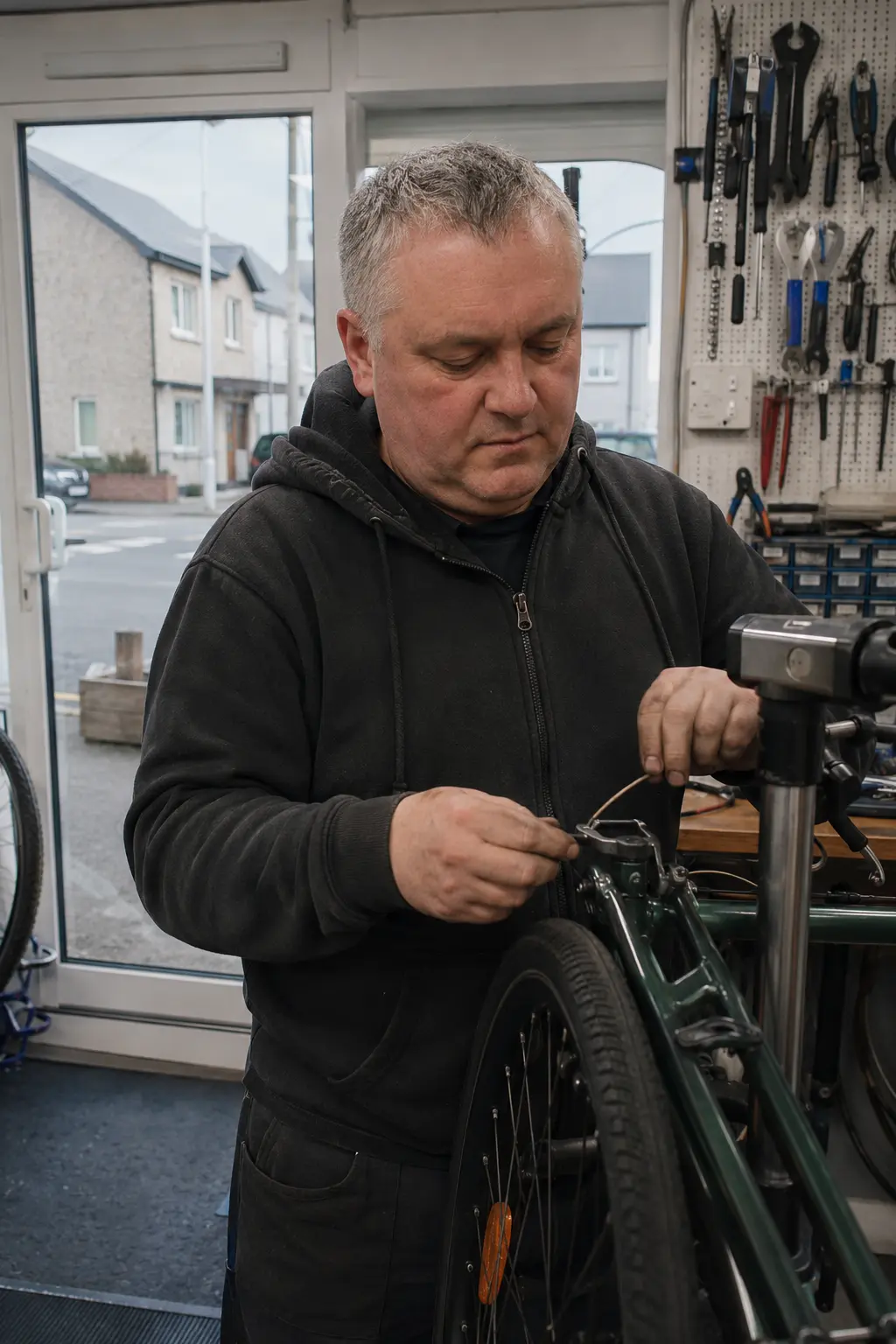 A Drogheda business owner reviewing their website