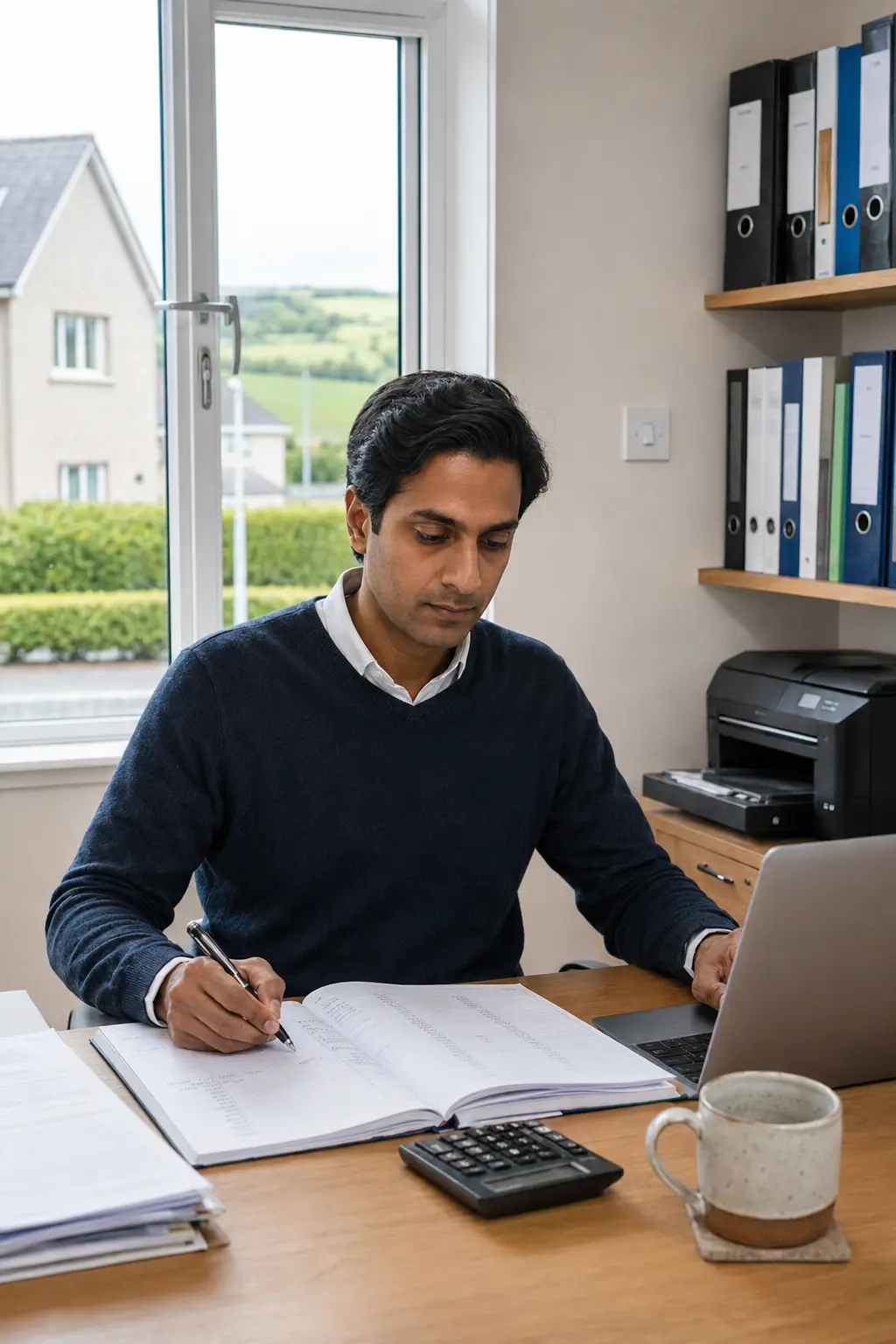 A Bettystown business owner reviewing their website