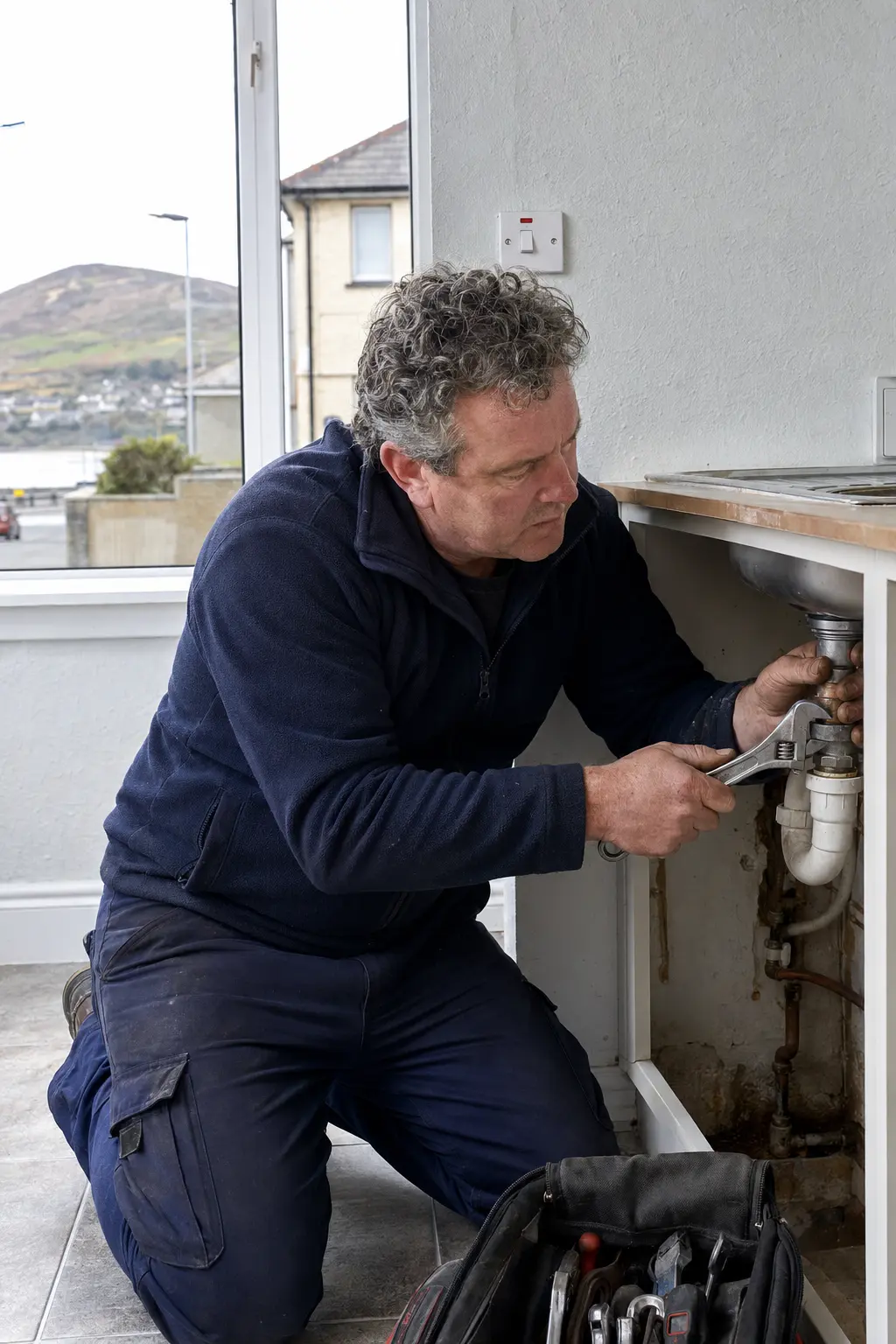 A Bray business owner reviewing their website
