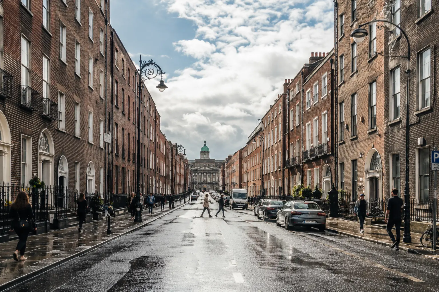 A Dublin street scene