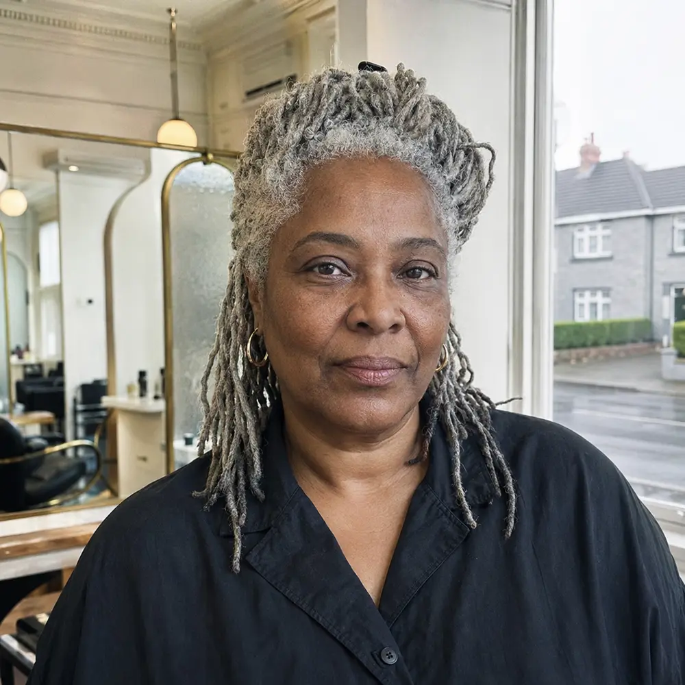 A beauty therapist in a professional salon setting