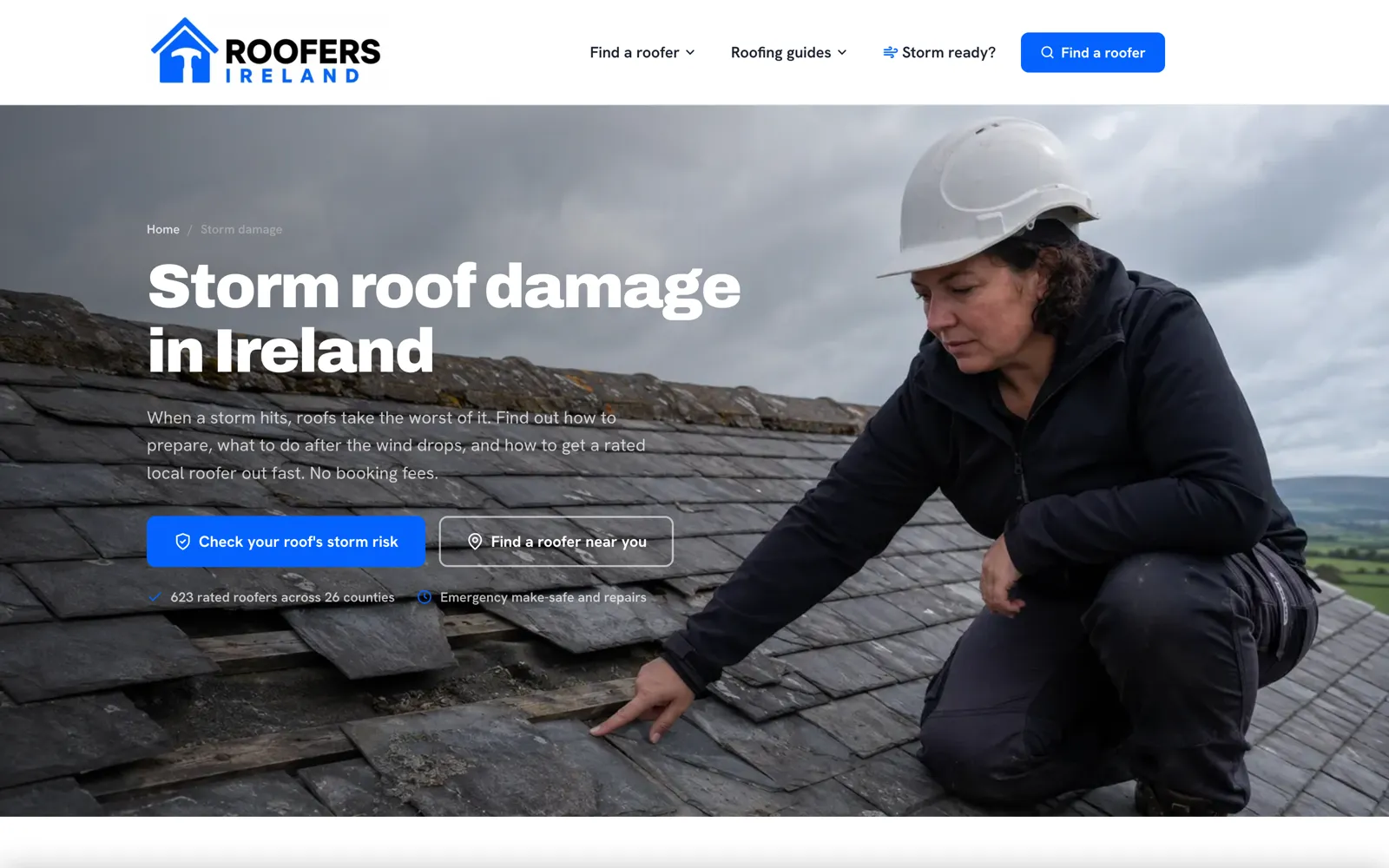 Storm damage hub