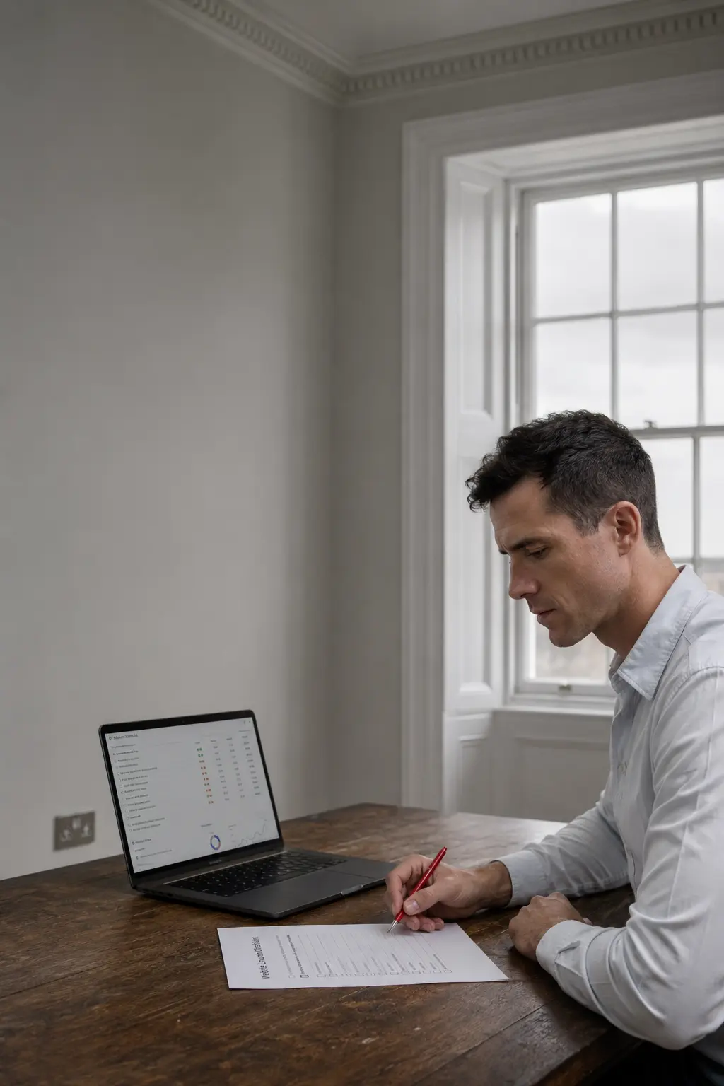 A Clones business owner reviewing their website